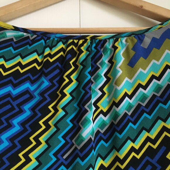 Electric Circus Punkrock Mistfit Bolt and Rhinestone Blouse - Picture 4 of 14